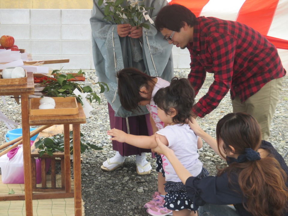 地鎮祭です。