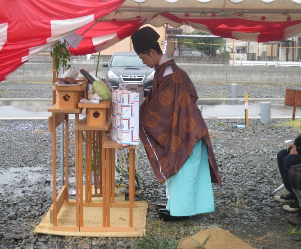 地鎮祭を行いました