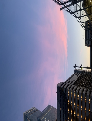夕日